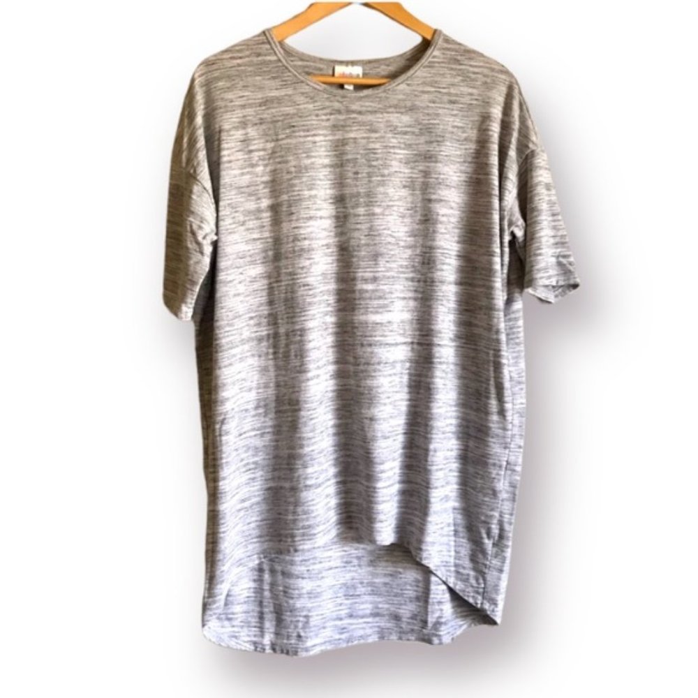 LuLaRoe Heathered Gray Irma Tunic